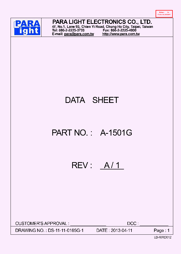 A-1501G_8437687.PDF Datasheet