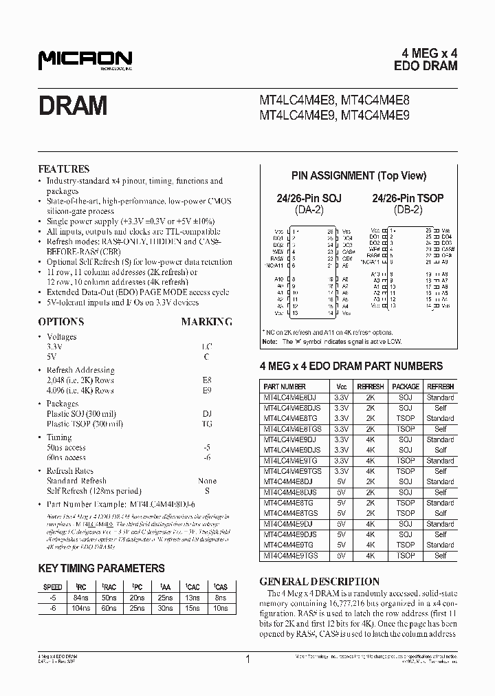 MT4LC4M4E8DJ_8439390.PDF Datasheet