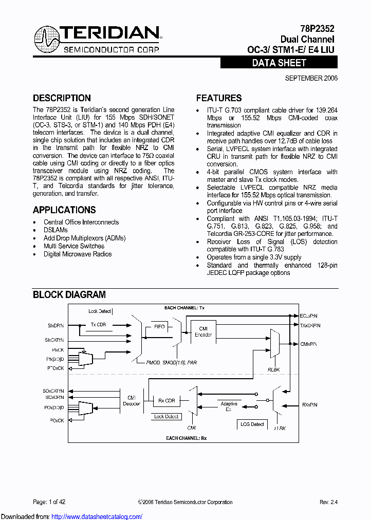 78P2352_8441133.PDF Datasheet