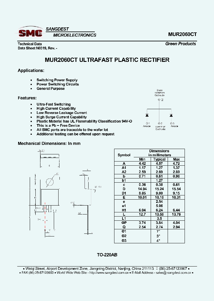 MUR2060CT_8447578.PDF Datasheet