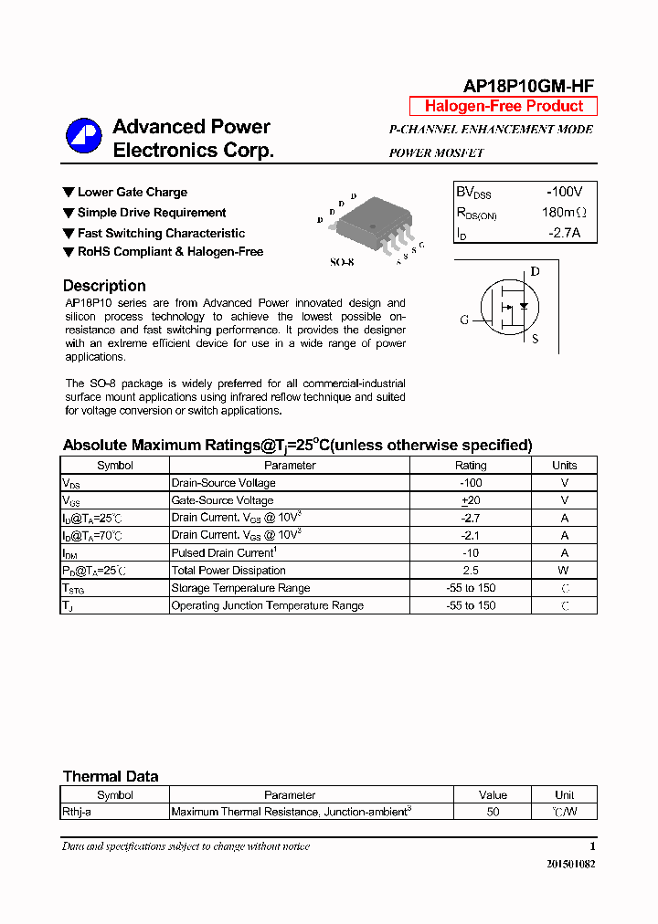 AP18P10GM-HF-16_8450373.PDF Datasheet
