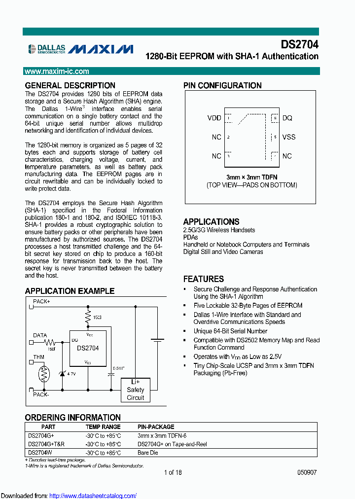 DS2704RG-CC1TR_8455922.PDF Datasheet