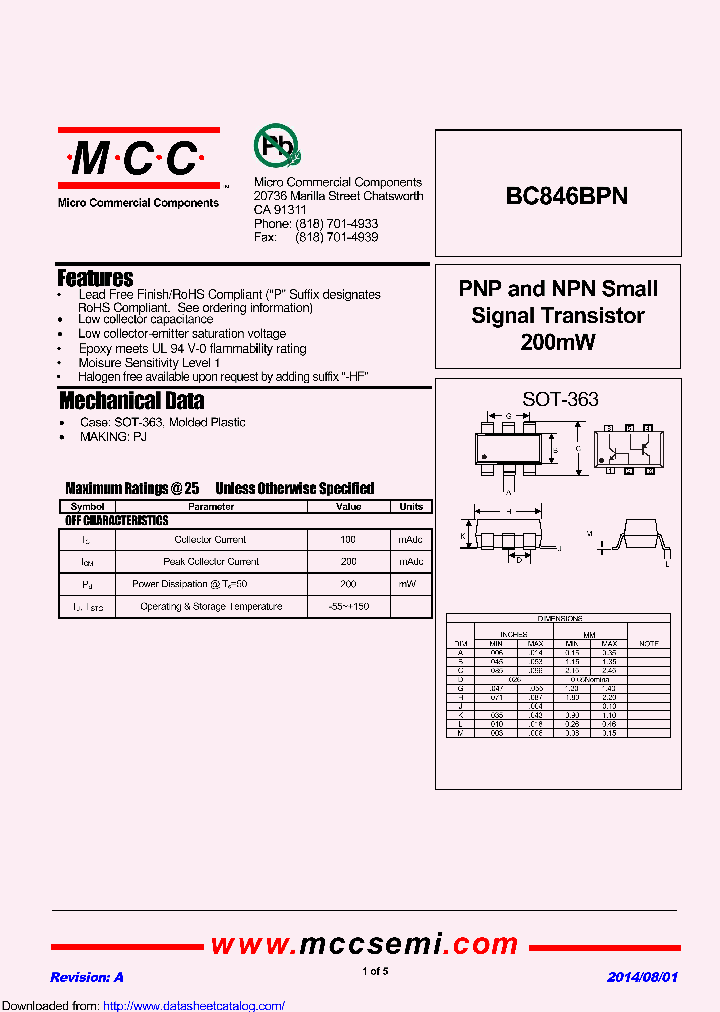 BC846BPN_8458998.PDF Datasheet