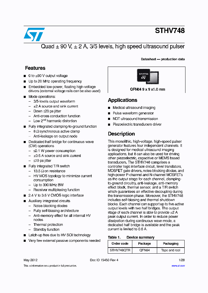 STHV748QTR_8462130.PDF Datasheet