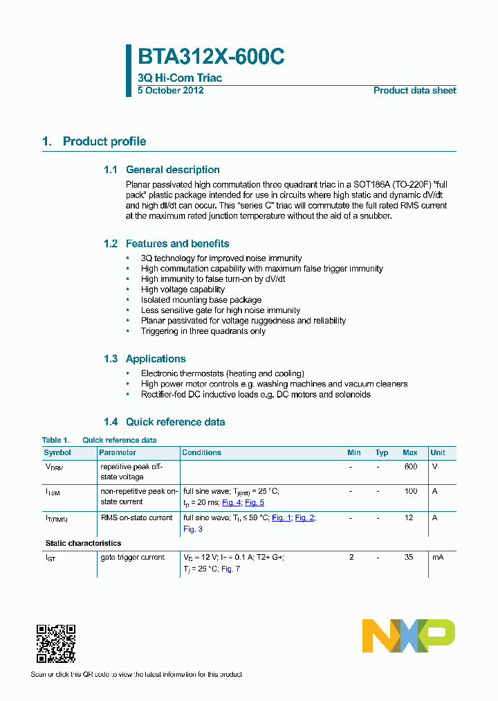 BTA312X-600C_8468612.PDF Datasheet