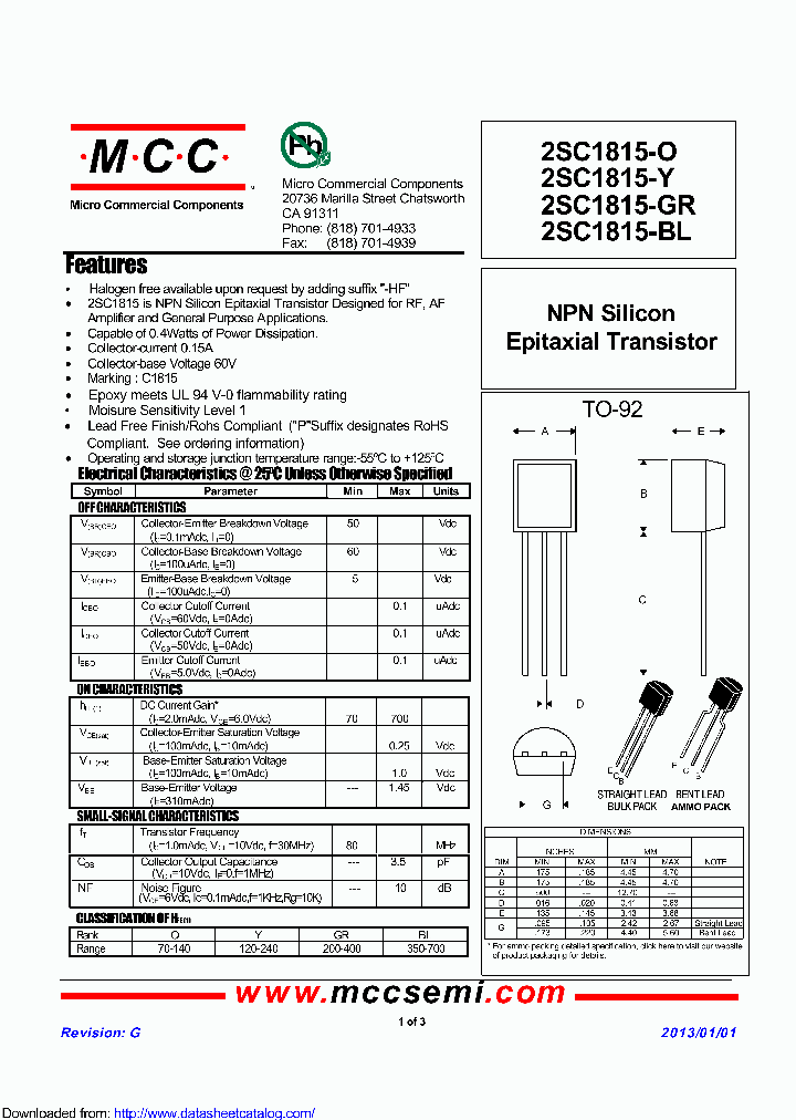 2SC1815-BL_8469136.PDF Datasheet