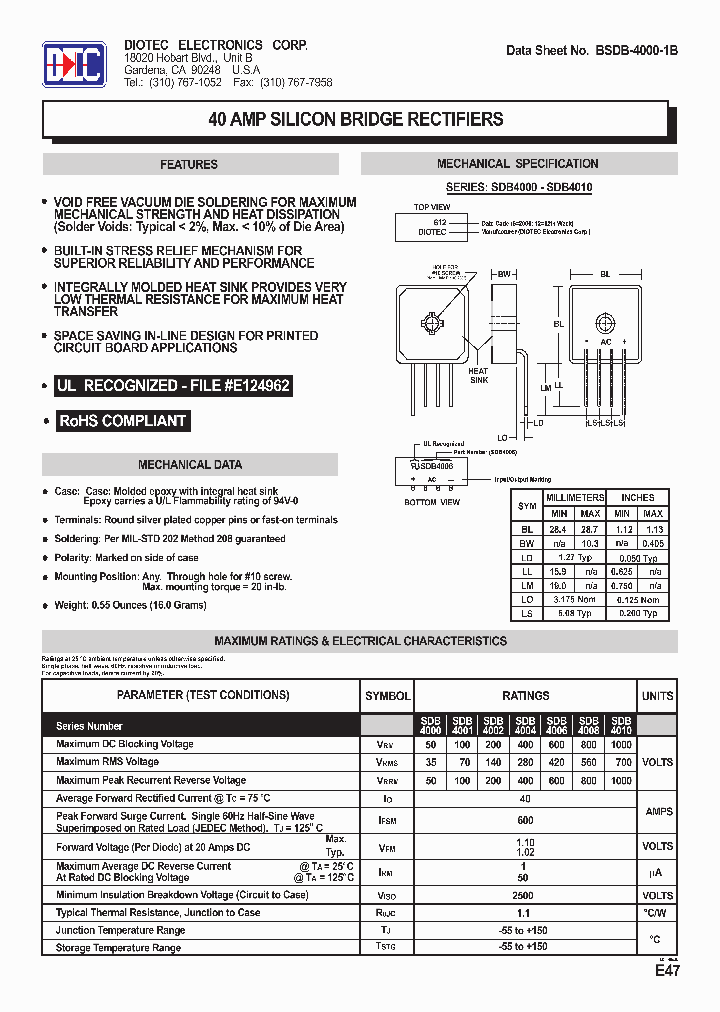 40SDB_8471360.PDF Datasheet