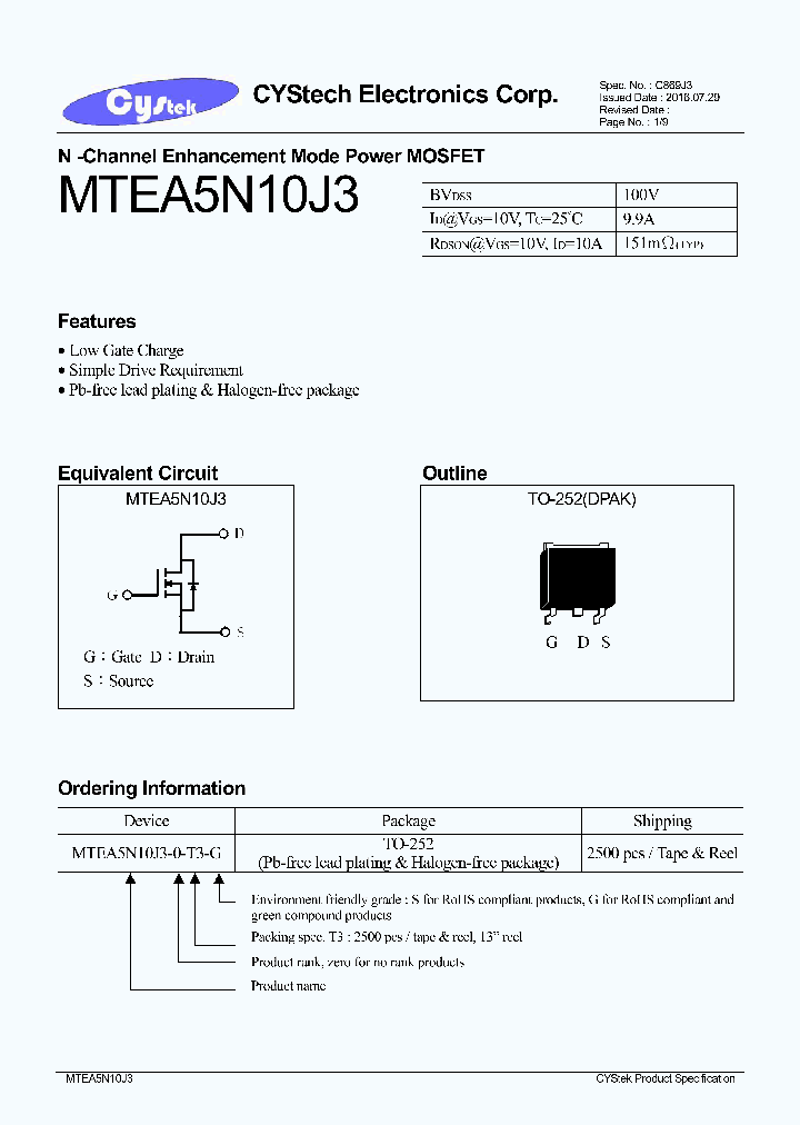 MTEA5N10J3-0-T3-G_8480998.PDF Datasheet