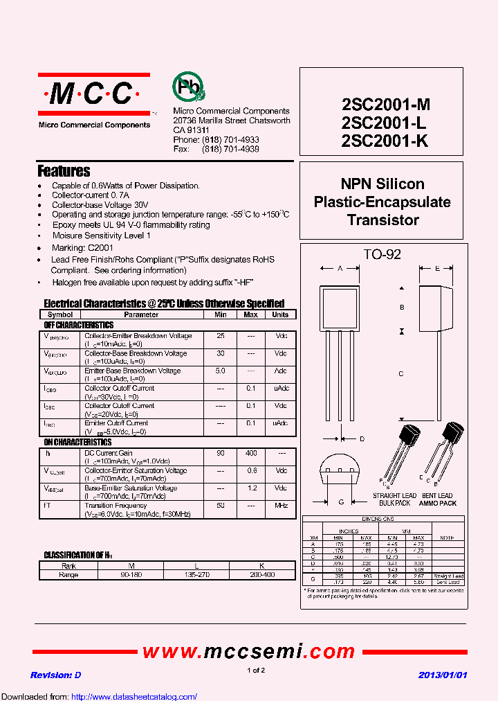 2SC2001-M_8481059.PDF Datasheet