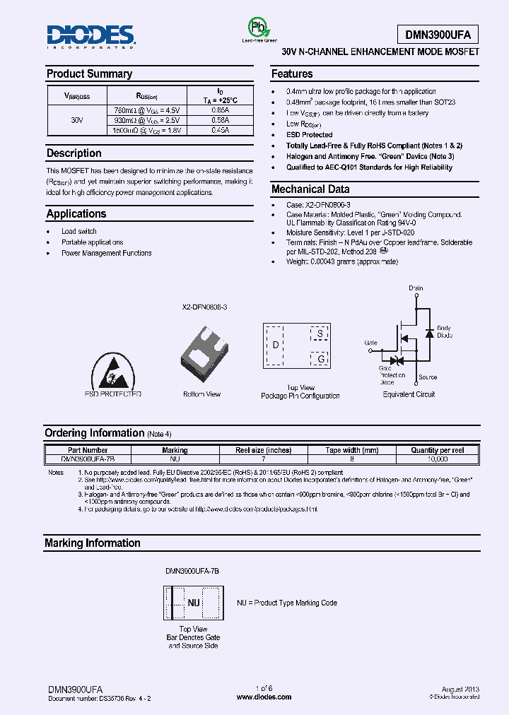 DMN3900UFA-7B_8481102.PDF Datasheet