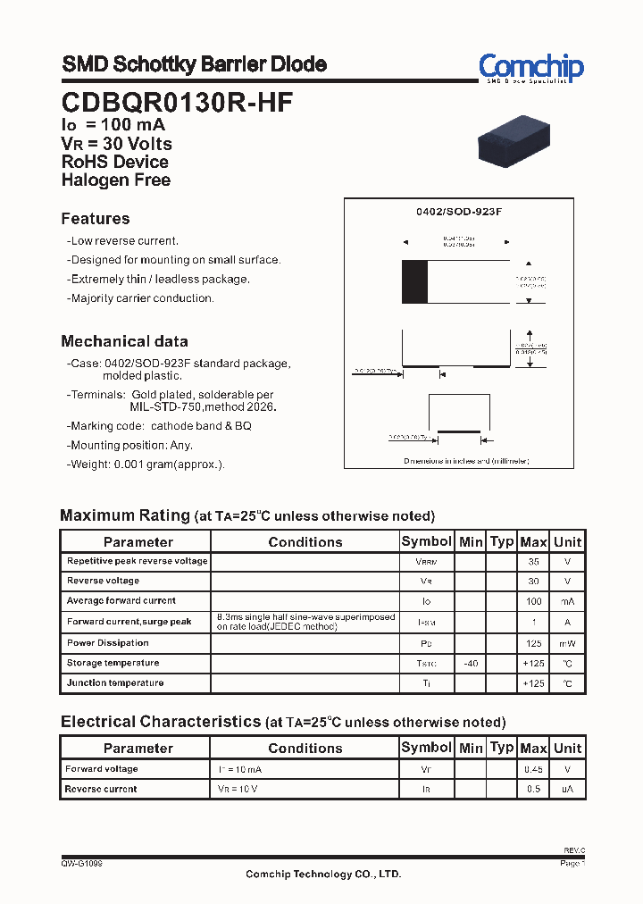 CDBQR0130R-HF_8485442.PDF Datasheet