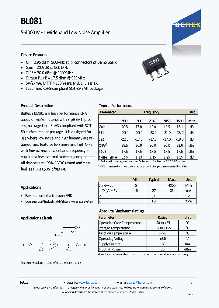 BL081_8485399.PDF Datasheet Download --- IC-ON-LINE