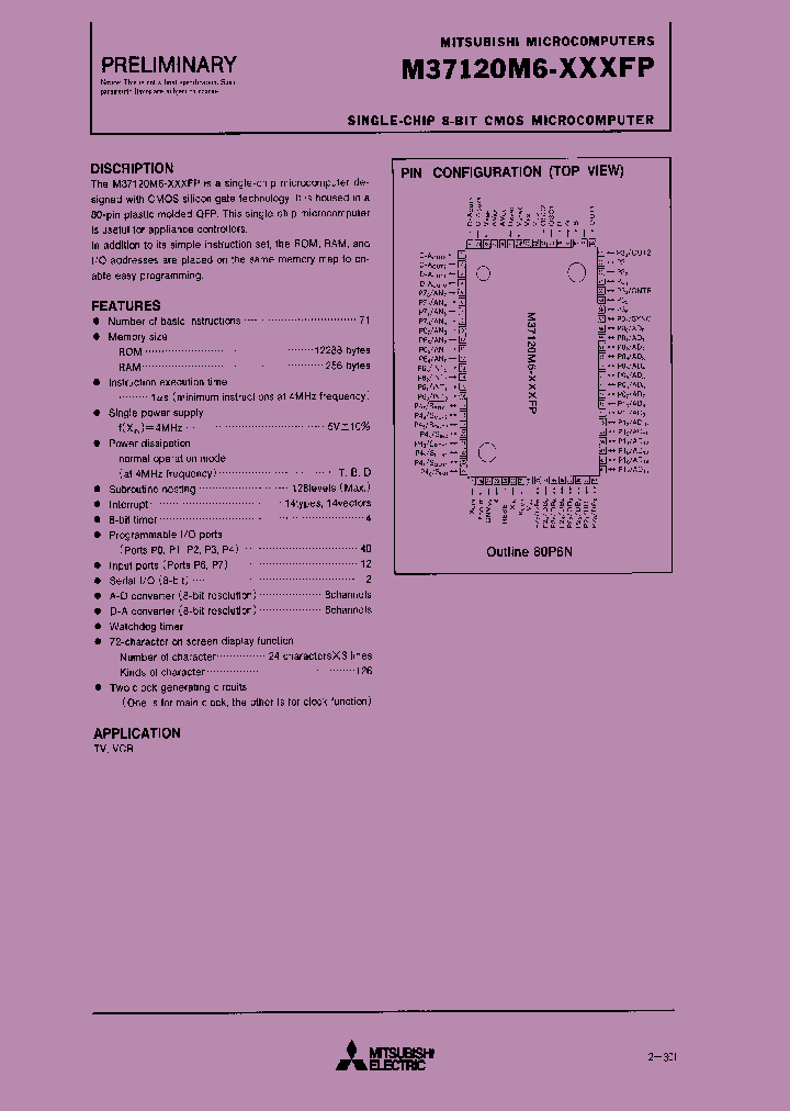 M37120M6-XXXFP_8485872.PDF Datasheet
