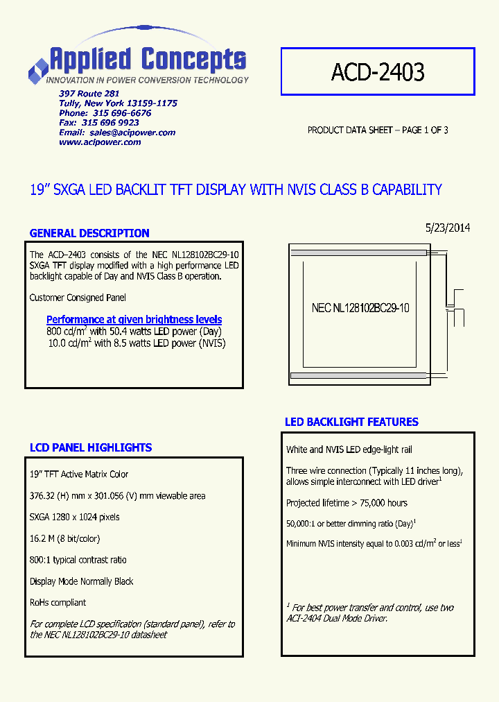 ACD-2403_8486101.PDF Datasheet