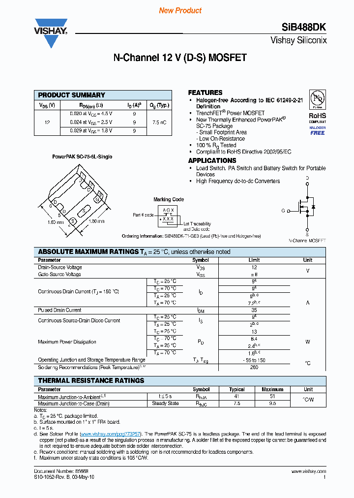 SIB488DK_8491853.PDF Datasheet