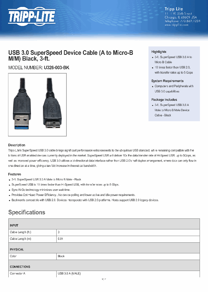 U326-003-BK_8491636.PDF Datasheet