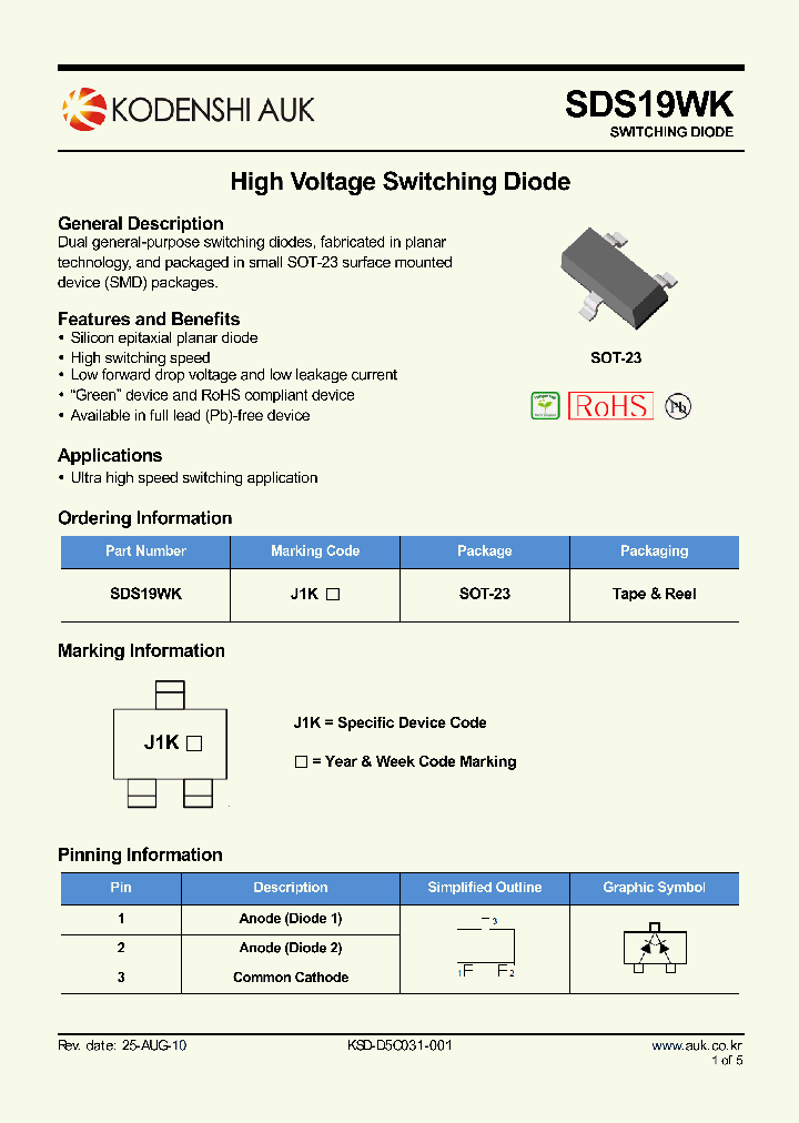 SDS19WK_8493982.PDF Datasheet
