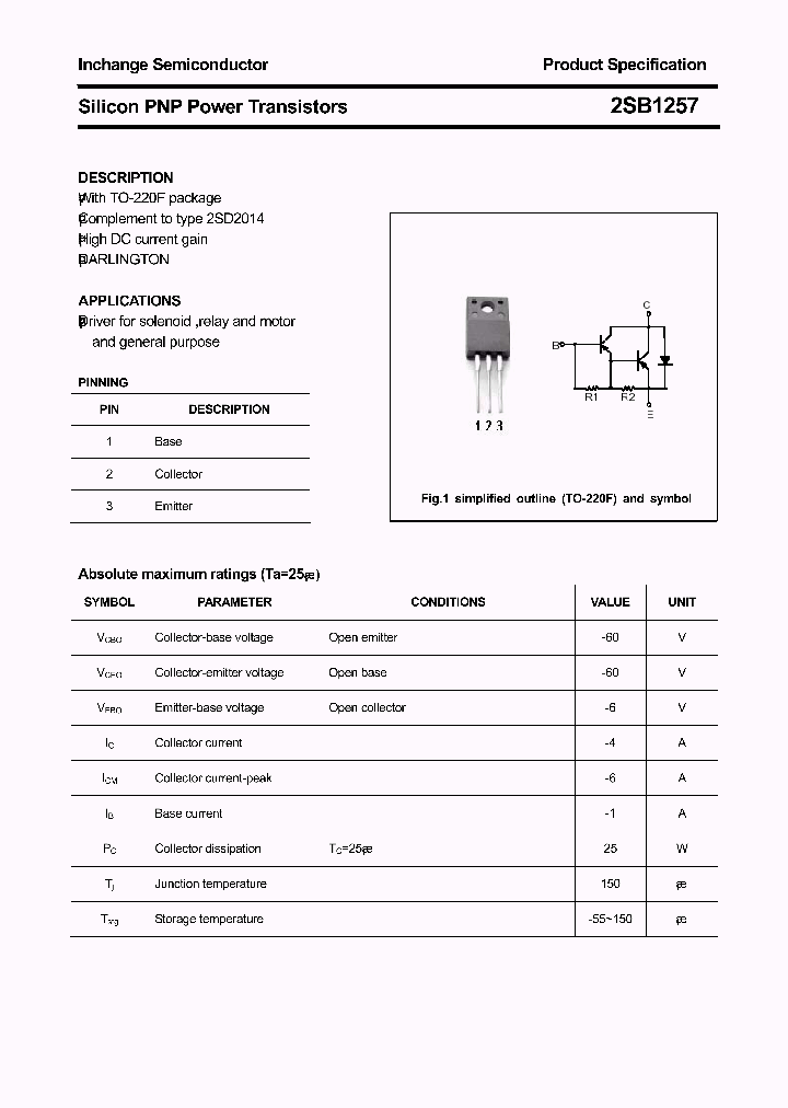 2SB1257_8496405.PDF Datasheet