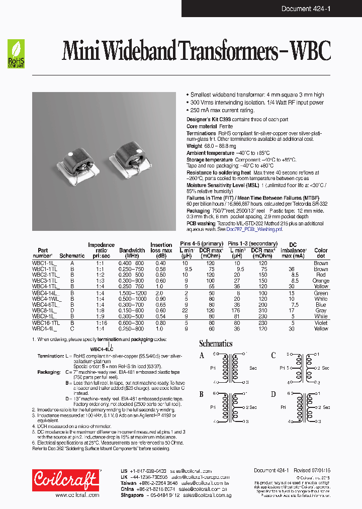 WBC4-1TLC_8503727.PDF Datasheet