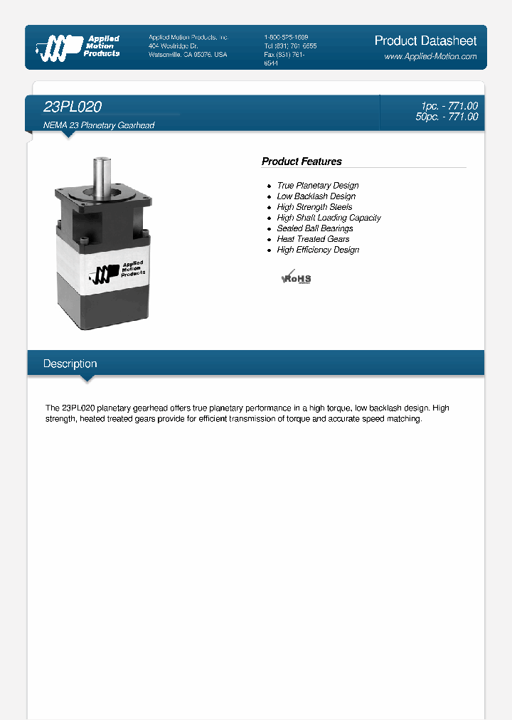 23PL020_8507625.PDF Datasheet