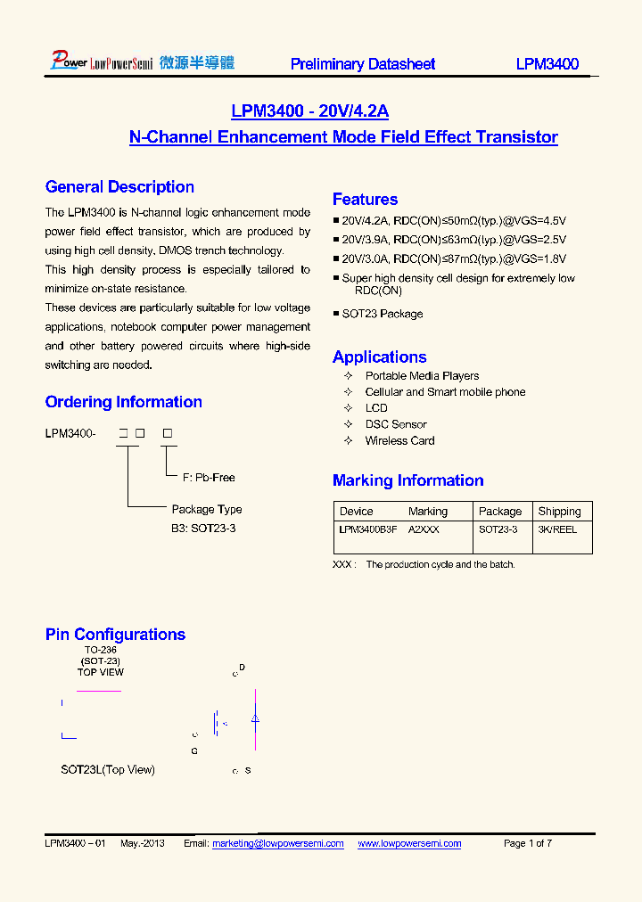 LPM3400_8508334.PDF Datasheet