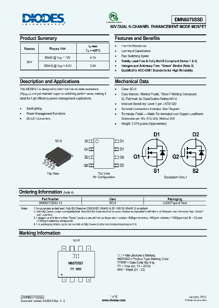 DMN6070SSD_8512706.PDF Datasheet