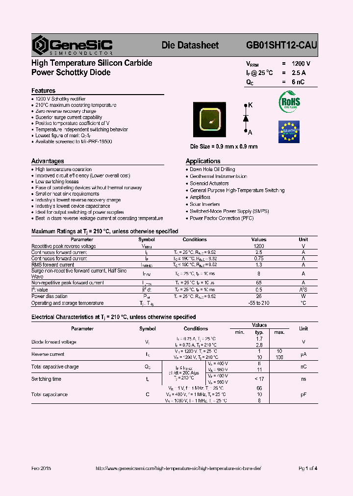 GB01SHT12-CAU-15_8512745.PDF Datasheet