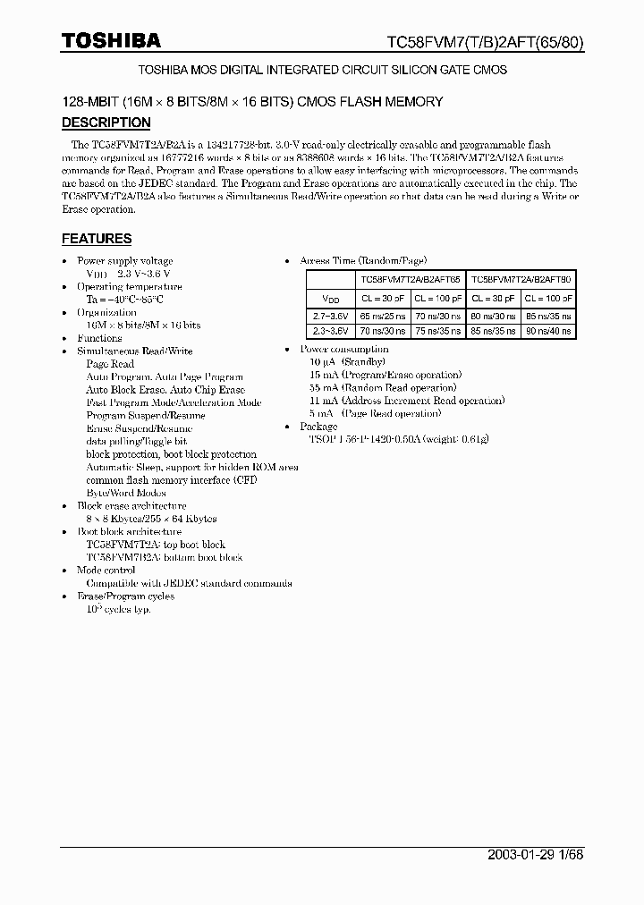 TC58FVM7B2AFT80_8517458.PDF Datasheet