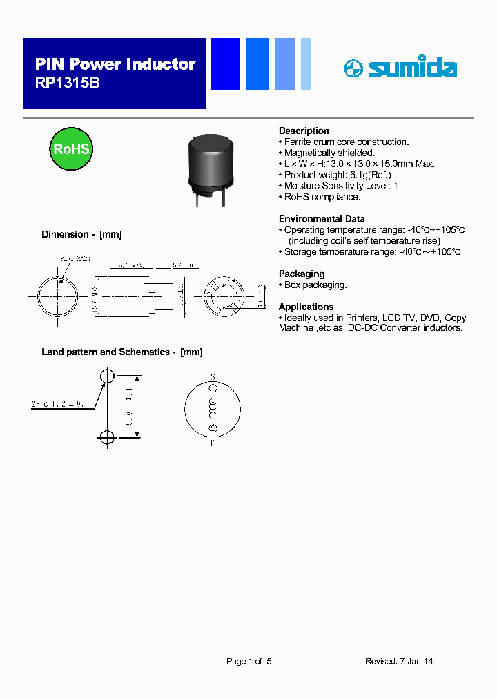 RP1315BNP-100M_8517773.PDF Datasheet