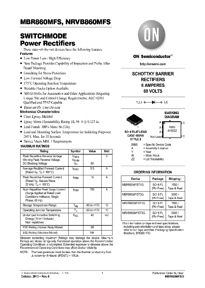 MBR860MFST1G_8525804.PDF Datasheet