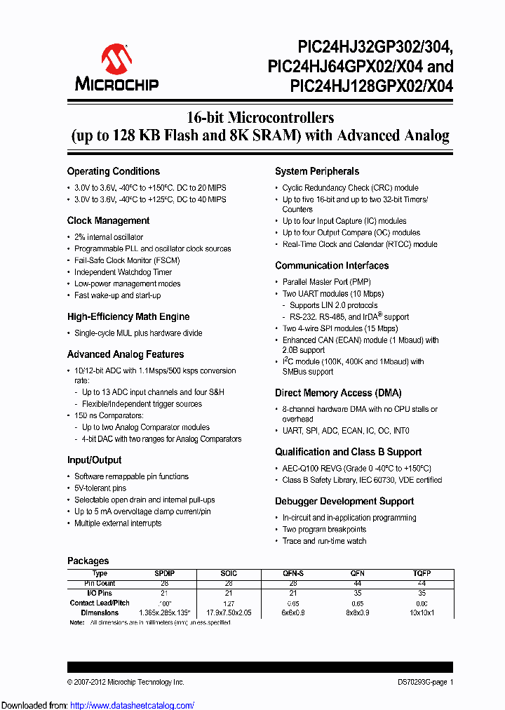 PIC24HJ128GP202_8530139.PDF Datasheet