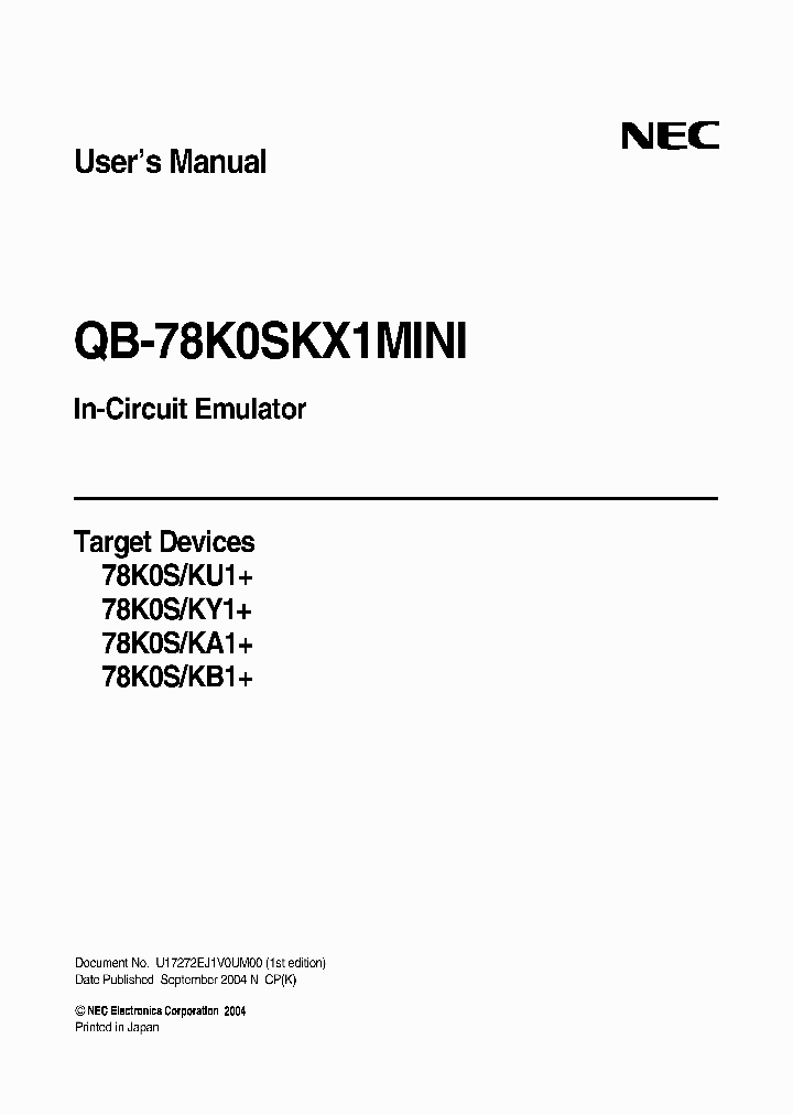 QB-78K0SKX1MINI_8537694.PDF Datasheet
