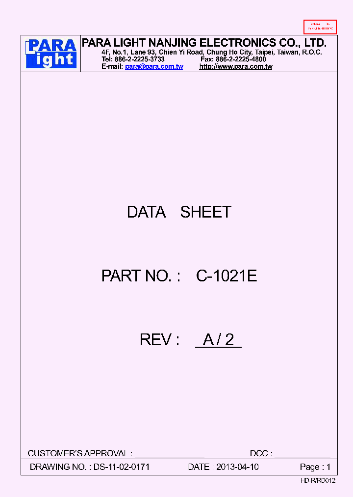 C-1021E_8540821.PDF Datasheet