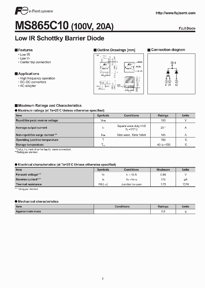 MS865C10_8542350.PDF Datasheet