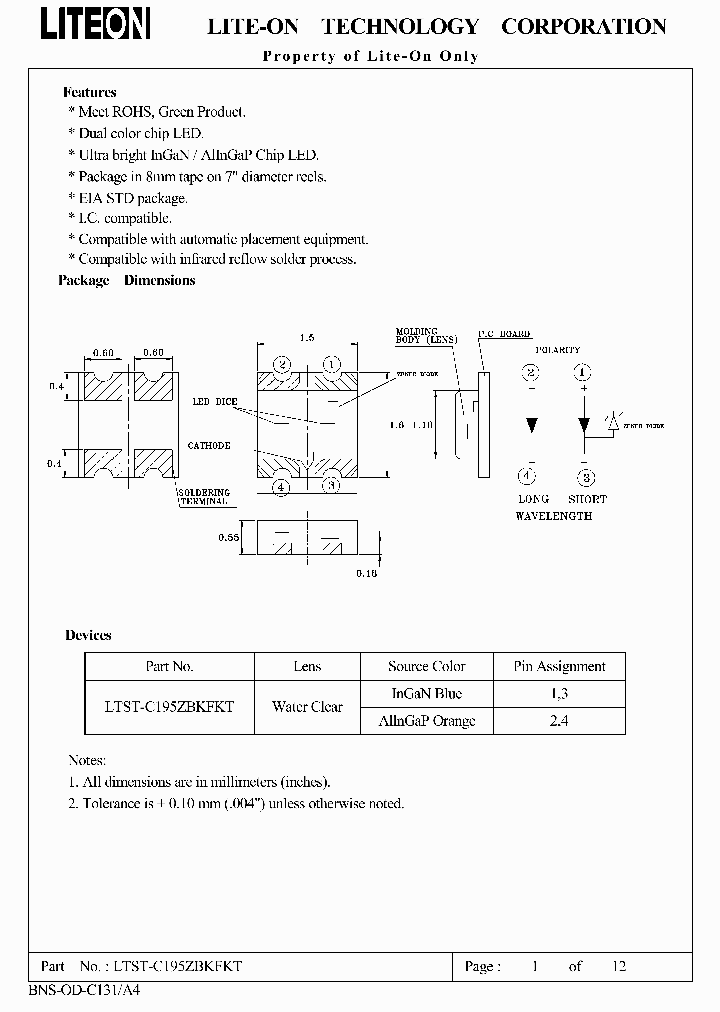 LTST-C195ZBKFKT_8544542.PDF Datasheet