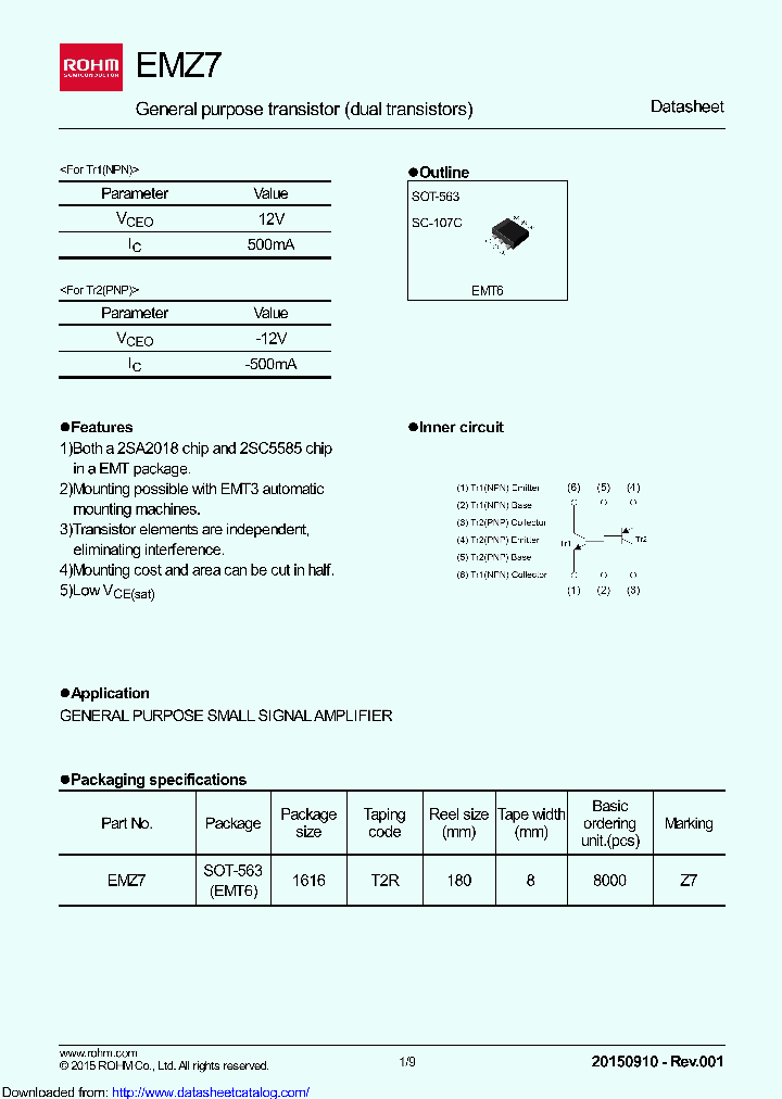 EMZ7T2R_8551762.PDF Datasheet