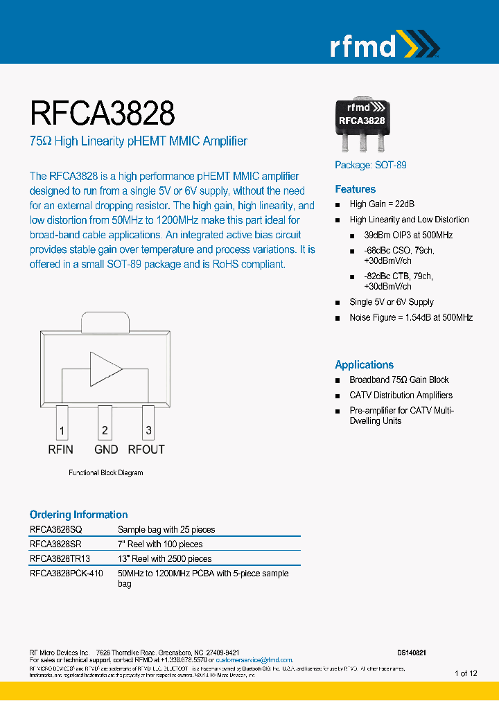 RFCA3828TR13_8557313.PDF Datasheet