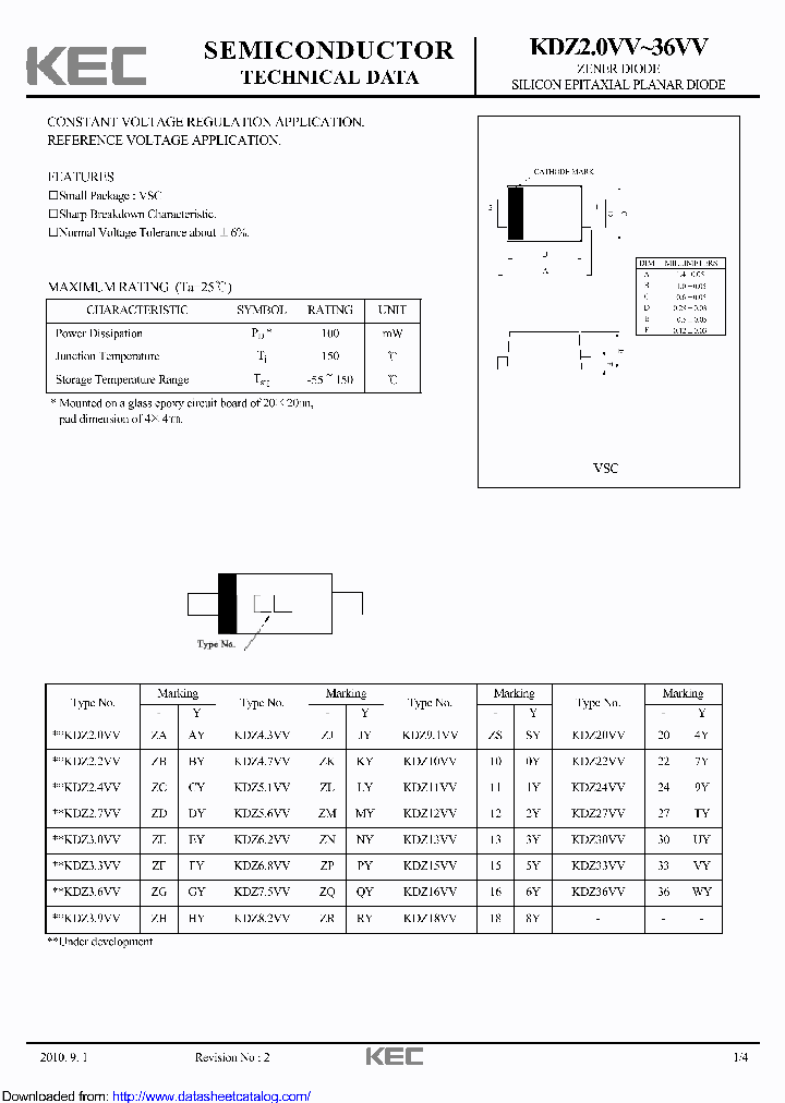 KDZ27VV_8558617.PDF Datasheet