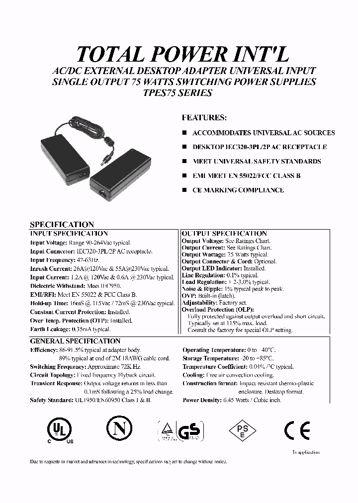 TPES75-189389-8_8560385.PDF Datasheet