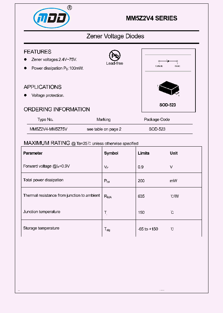 MM5Z10V_8561382.PDF Datasheet