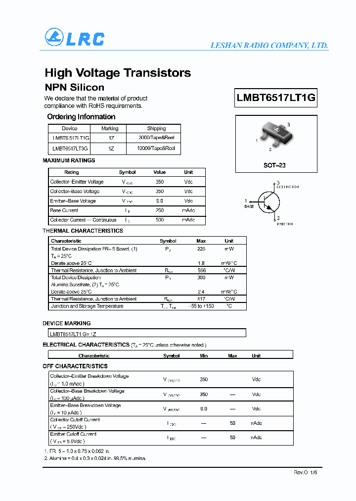 LMBT6517LT3G_8563865.PDF Datasheet