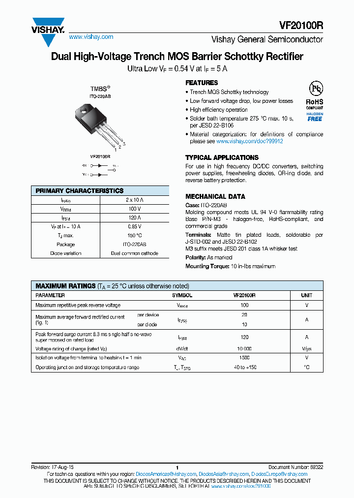 VF20100R-15_8567343.PDF Datasheet