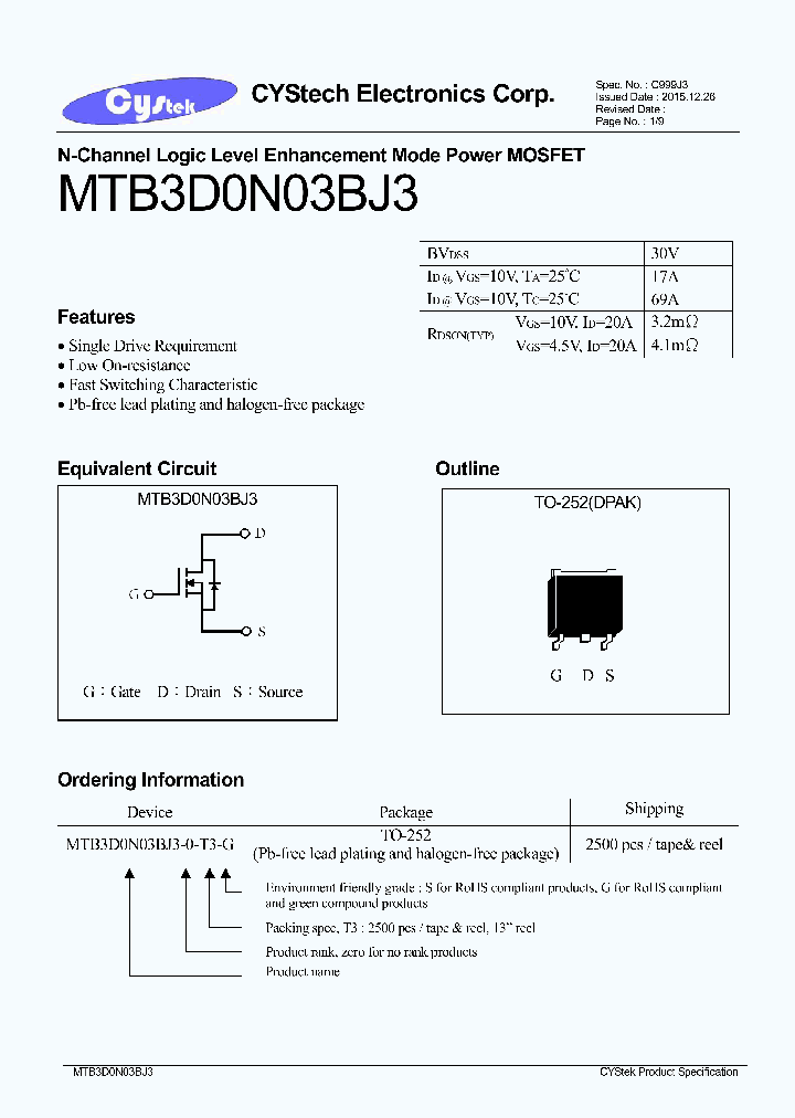 MTB3D0N03BJ3-0-T3-G_8568929.PDF Datasheet