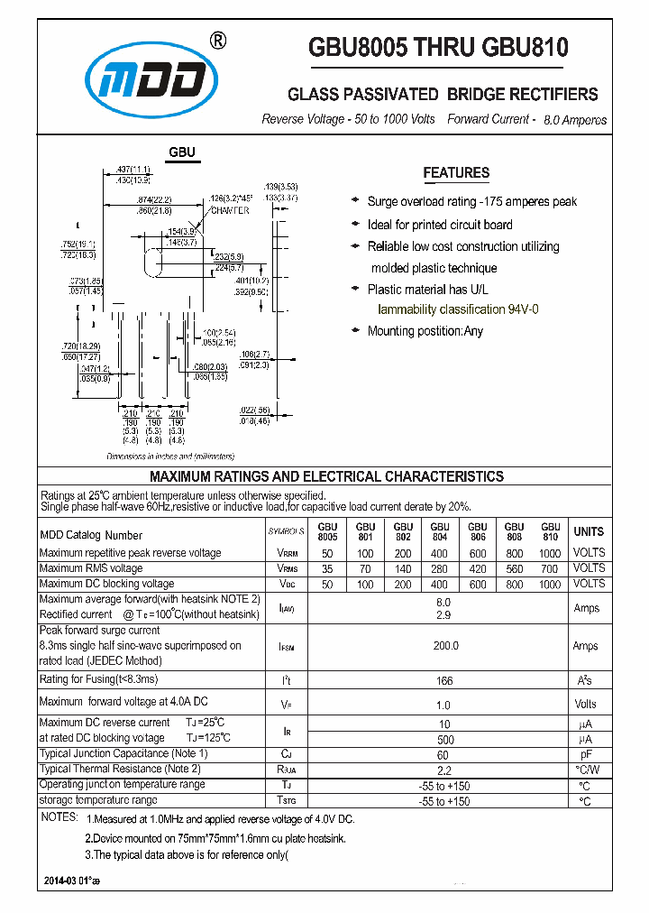 GBU8005_8581495.PDF Datasheet