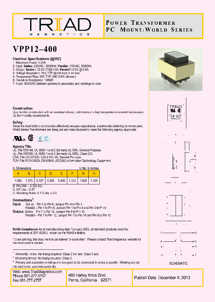 VPP12-400-13_8590989.PDF Datasheet