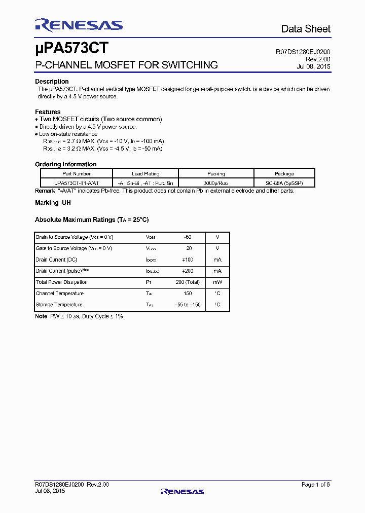 UPA573CT-T1-AT_8592288.PDF Datasheet