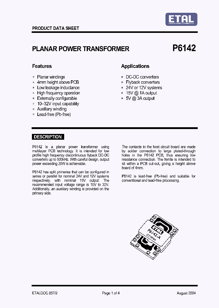 P6142-1T_8592484.PDF Datasheet