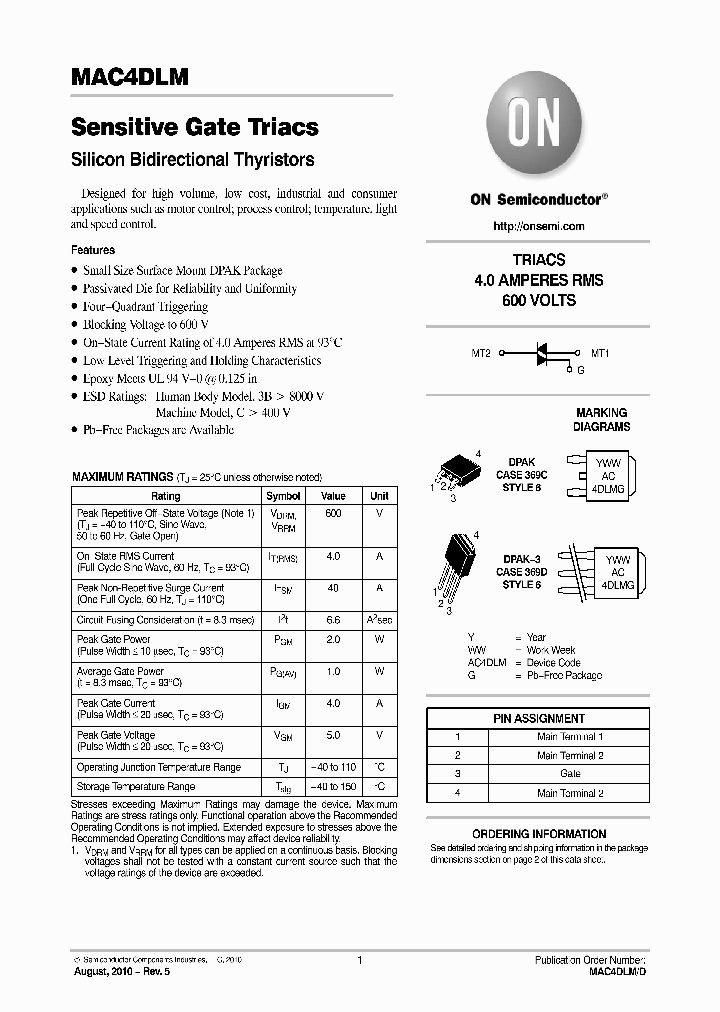 MAC4DLM-1G_8601875.PDF Datasheet