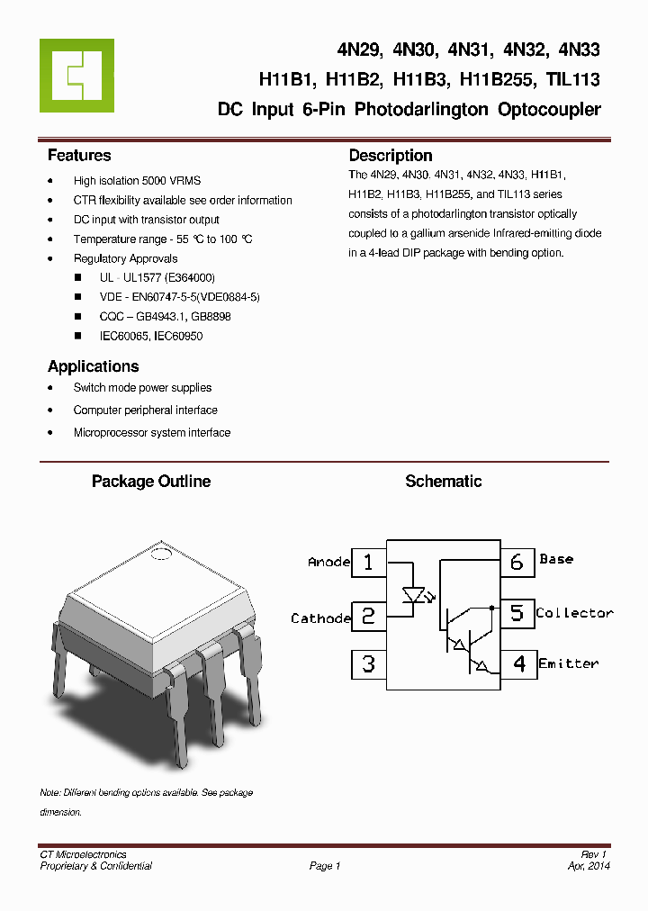 4N32ST1_8603587.PDF Datasheet