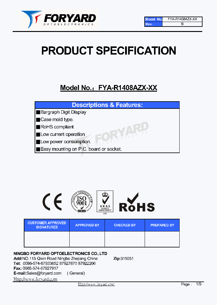 FYA-R1408AZX-32_8605364.PDF Datasheet